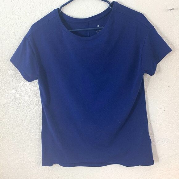 Athleta Blue Crew Neck Tee XXS - Picture 1 of 7